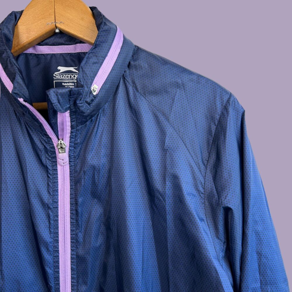 Slazenger Golf Windbreaker with Zip In Hood - Picture 2 of 7